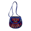 Bandolera Azul con Textiles Multicolores 2