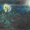 Luz de Colores Técnica seca de crayón pastel a colores Incluye Cuadro de Plástico tamaño: 36.5cm x 28.7cm