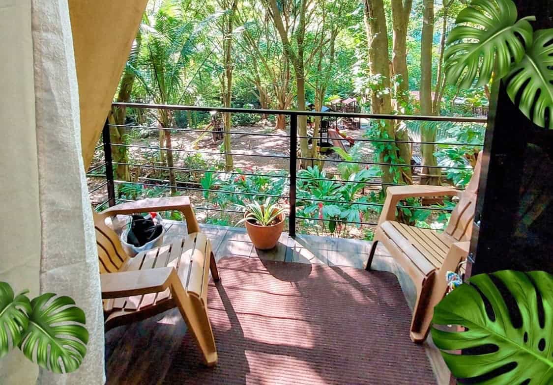 Ehrco Park ofrece la paz de la naturaleza tropical guatemalteca y quien lo desee puede rentar búngalos para quedarse por la noche. Foto Ehrco Park La Aventura.