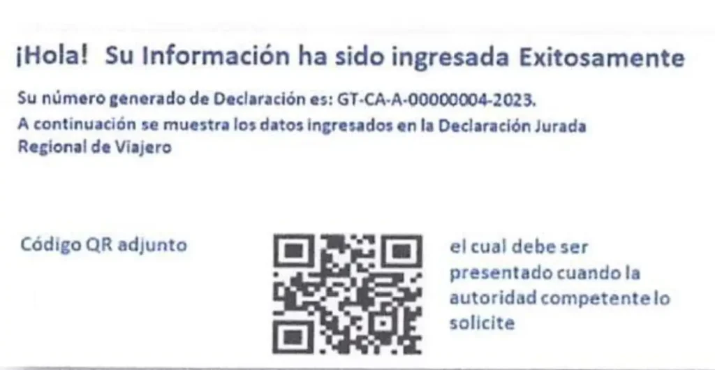 Al finalizar y enviar el formulario, se envía una copia de la declaración y un QR al correo electrónico registrado. El registro aparece automáticamente al presentar el pasaporte en Migración, pero siempre es bueno tener a mano este QR. – SoyMigrante.com REVISTA Al finalizar y enviar el formulario, se envía una copia de la declaración y un QR al correo electrónico registrado. El registro aparece automáticamente al presentar el pasaporte en Migración, pero siempre es bueno tener a mano este QR. – SoyMigrante.com REVISTA