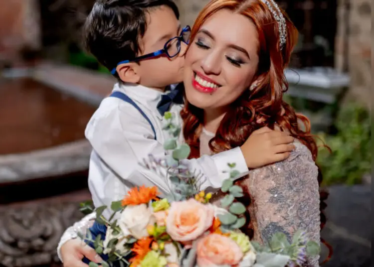 Dadiana y su hijo Matías