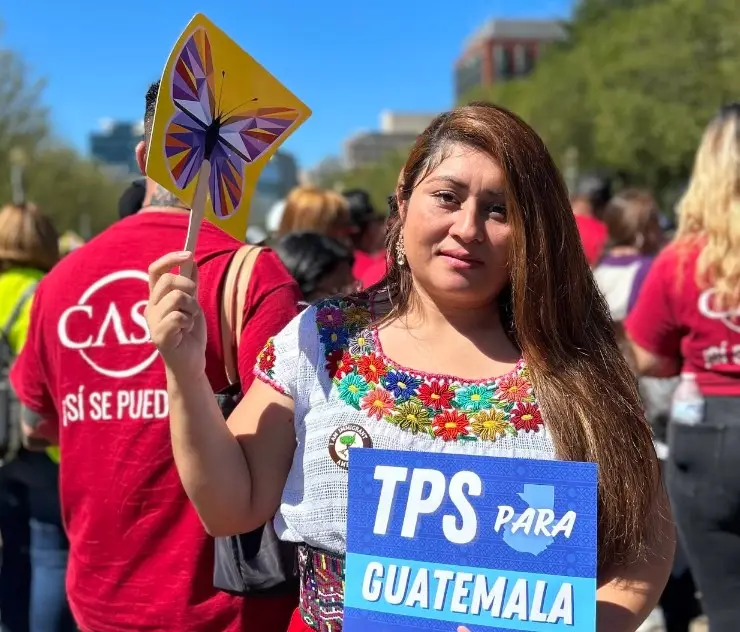 casa – SoyMigrante.com REVISTA Diversas organizaciones migrantes y humanitarias han solicitado TPS para países centroamericanos. De hecho, El Salvador, Honduras y Nicaragua lo tienen, Solo Guatemala y sus migrantes no cuentan con este beneficio otorgado por el Gobierno de EE.UU. (Fotografía X de la organización CASA) – SoyMigrante.com REVISTA