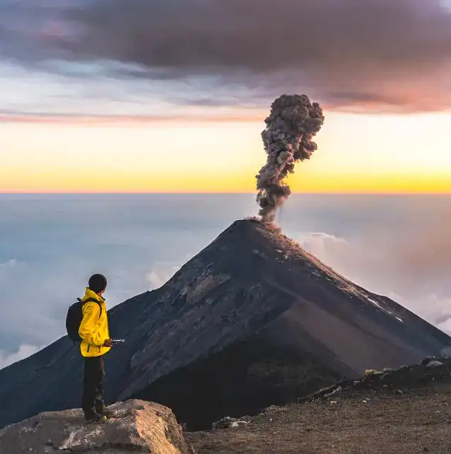 Volcán de Fuego, volcanes de Guatemala, fotografías de Abel Juarez