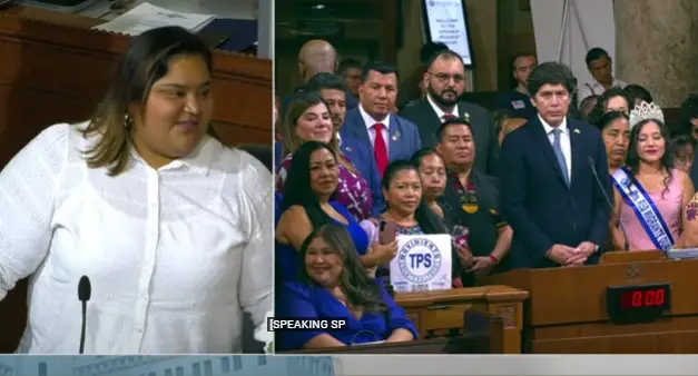 concejal 1 – SoyMigrante.com REVISTA La concejal Eunisse Hernández felicitó a la comunidad ante el evento histórico. – SoyMigrante.com REVISTA