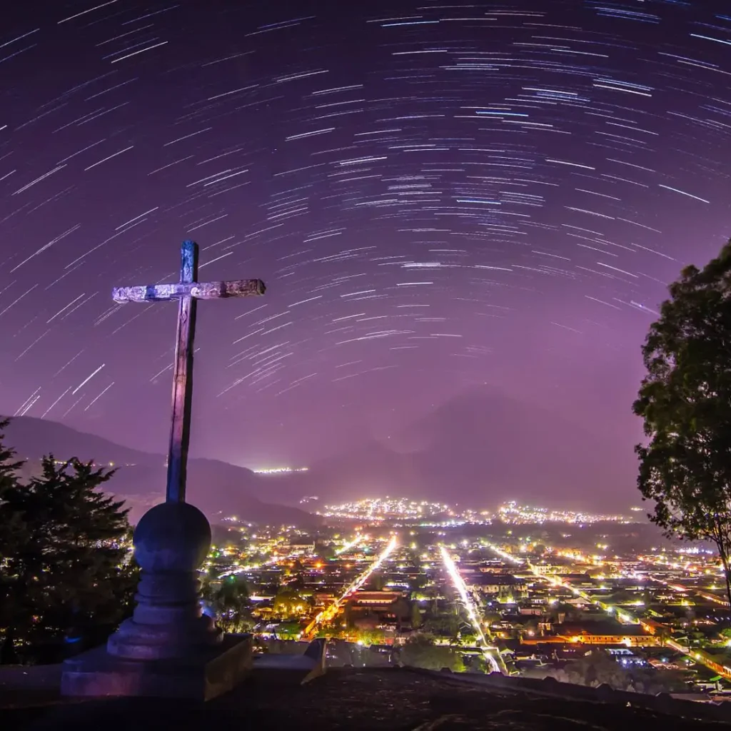 Antigua Guatemala vista desde el Cerro de la Cruz. Fotografía Jorge Ortiz