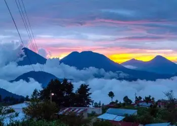 Fotografía desde Patzún, Chimaltenango, por Eduardo Cot Ajú