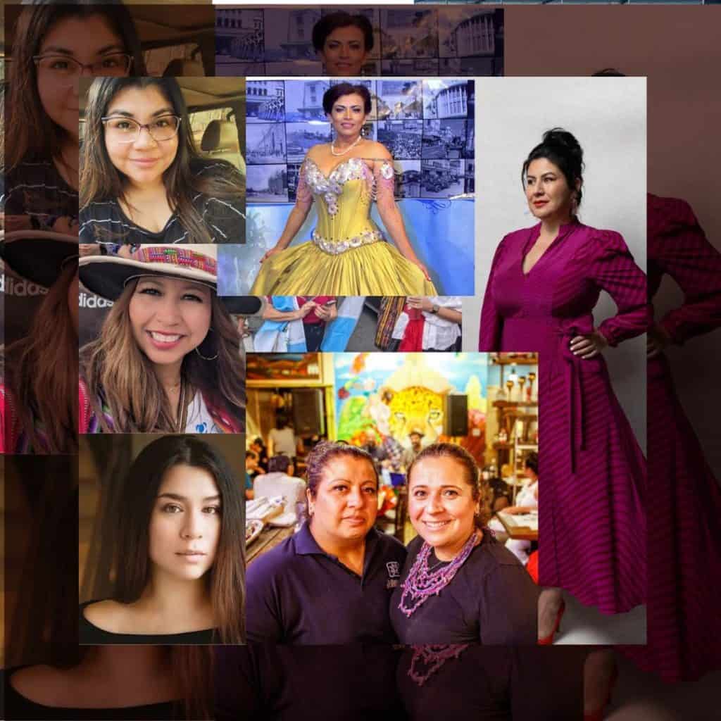 Mujeres migrantes participando en eventos culturales y sociales en México, destacando su influencia en la comunidad migrante y su presencia en la revista SoyMigrante.com REVISTA.