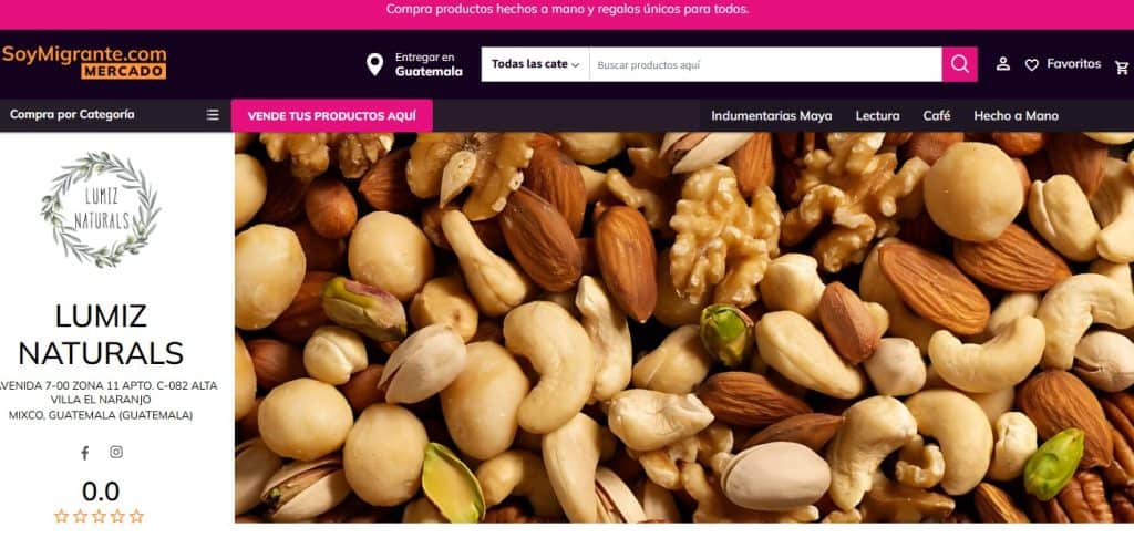 Nuez, almendra y pistacho naturales para alimentación saludable y cocina, disponibles en Soy Migrante. Compra ahora frutos secos de alta calidad en Guatemala, envíos a todo el país. – SoyMigrante.com REVISTA
