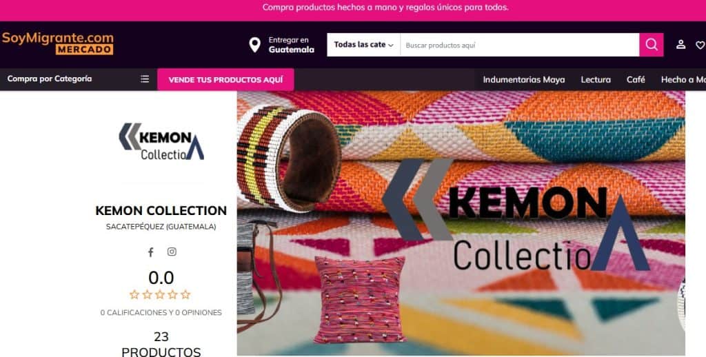 Coloridos textiles artesanales de la colección KEMON, con patrones tradicionales guatemaltecos, ideales para decorar y valorar la cultura indígena. – SoyMigrante.com REVISTA