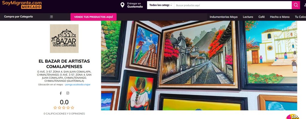 El Bazar de Artistas Comalapenses surgió a raíz de la pandemia para apoyar a los artistas locales con un canal para vender sus creaciones. Ahora está en MERCADO – SoyMigrante.com REVISTA