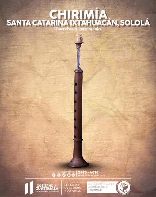La Chirimía forma parte de la tradición de muchos pueblos y también su sonido acompaña danzas, como el Baile de la Conquista. (Foto redes sociales Ministerio de Cultura)