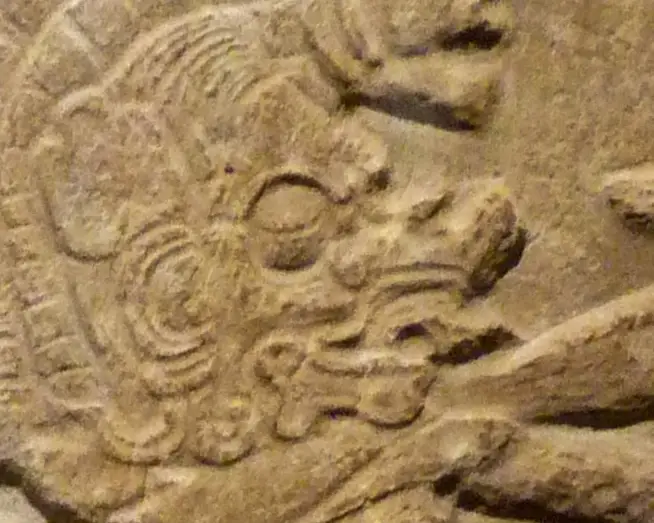 Un monstruo marino representa el inframundo
