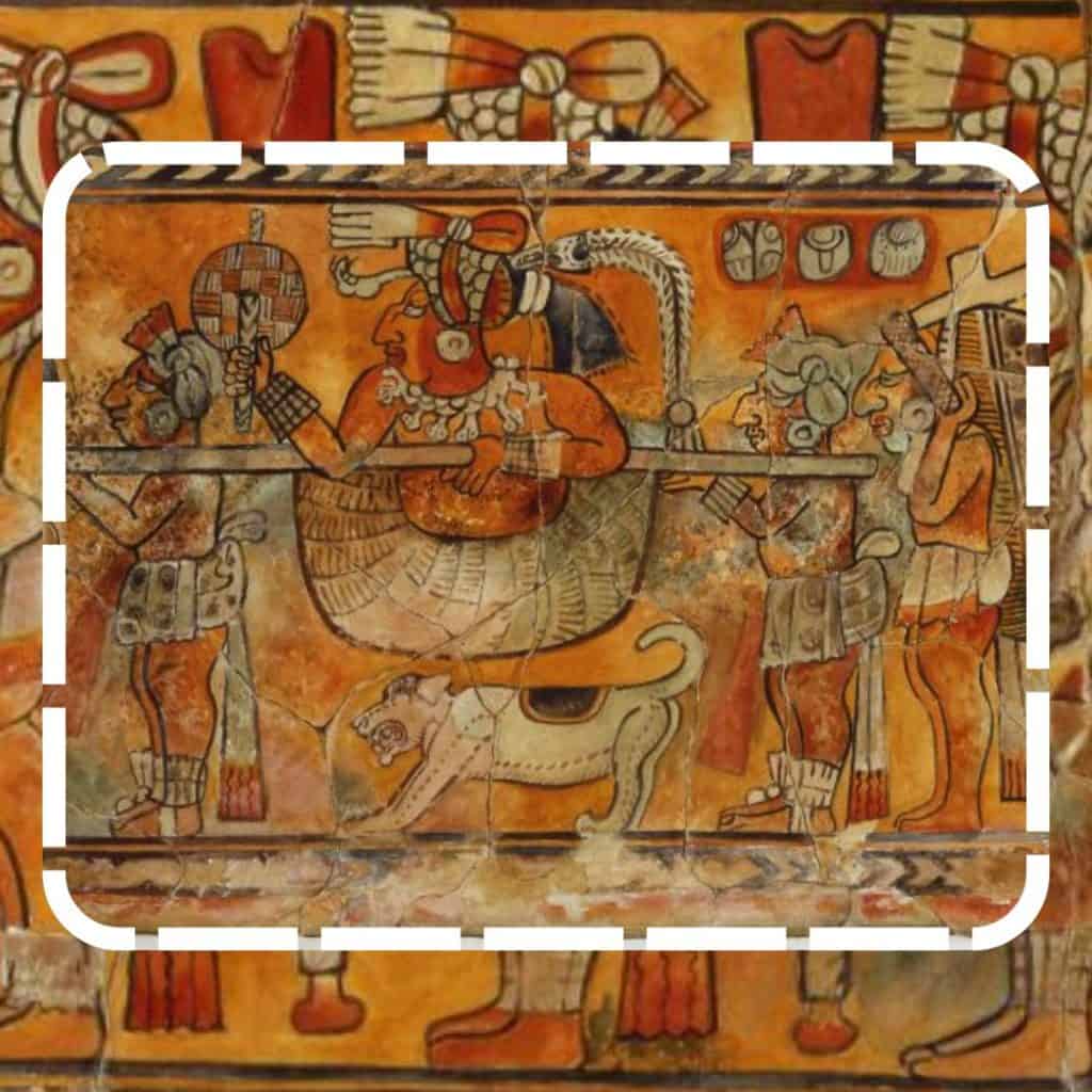 Mural prehispánico de Zapoteco en Oaxaca, arte indígena, cultura ancestral, antigua civilización mexicana, pintura mural, historia de México, arte indígena, civilización zapoteca. – SoyMigrante.com REVISTA