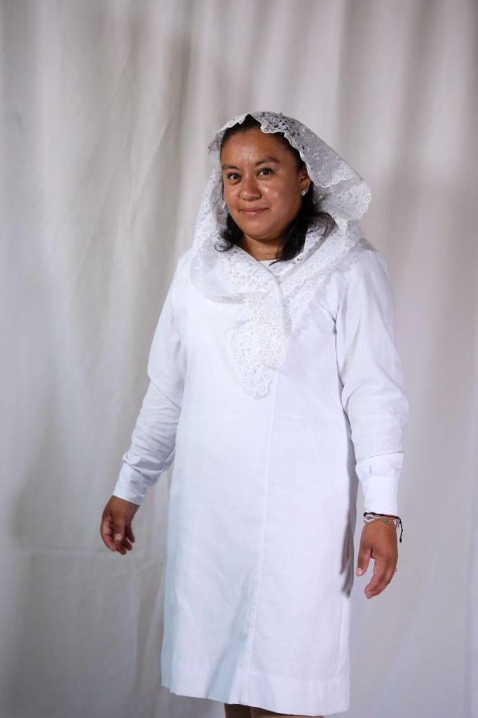 Hermandad de la Virgen de Dolores, de Jueves Santo, Parroquia de Candelaria. (Foto Oscar Rivas) – SoyMigrante.com REVISTA