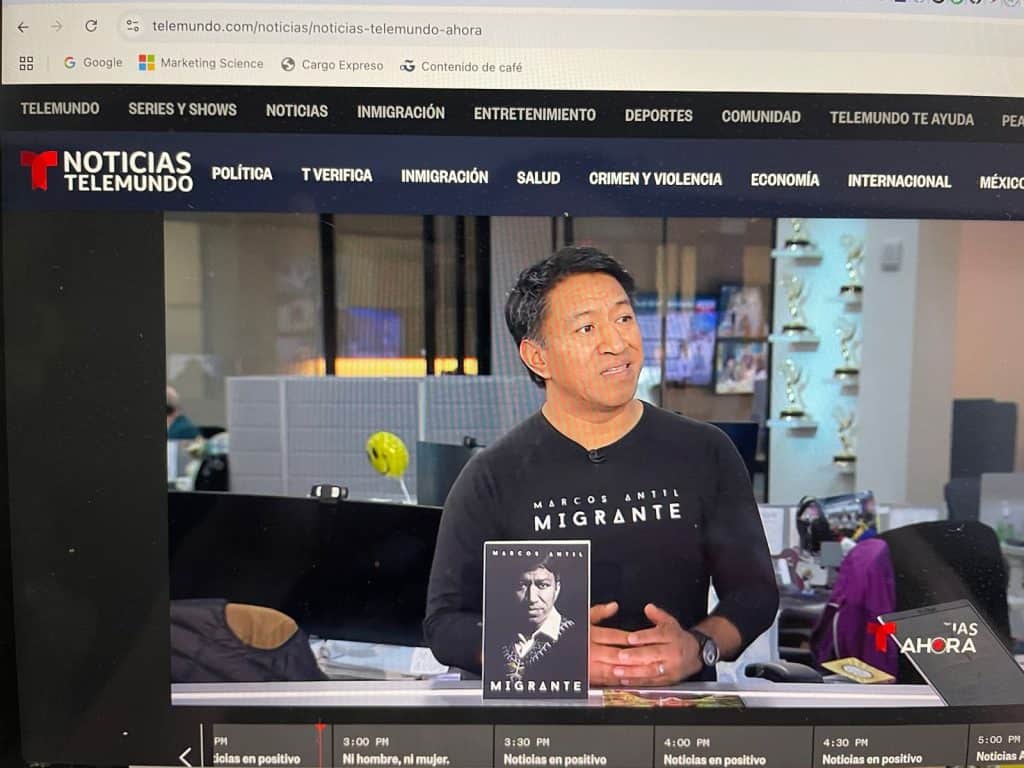 Libro sobre migrantes y programa de televisión; promoción cultural y derechos de migrantes; contenido multimedia sobre migración en SoyMigrante.com. – SoyMigrante.com REVISTA