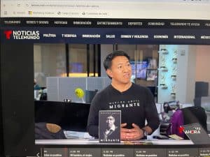 Libro sobre migrantes y programa de televisión; promoción cultural y derechos de migrantes; contenido multimedia sobre migración en SoyMigrante.com.