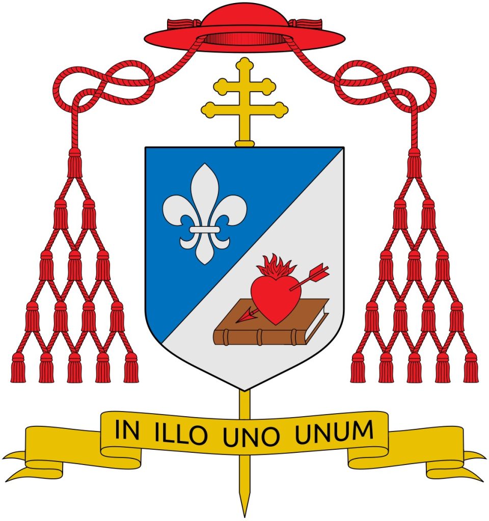 Este es el escudo cardenalicio del Robert Prevost Martínez, ahora papa León XIV. La inscripción en latín significa: En aquel que es Uno, ser Uno. Es decir un llamado a la unidad de todos los cristianos. – SoyMigrante.com REVISTA Este es el escudo cardenalicio del Robert Prevost Martínez, ahora papa León XIV. La inscripción en latín significa: En aquel que es Uno, ser Uno. Es decir un llamado a la unidad de todos los cristianos. – SoyMigrante.com REVISTA