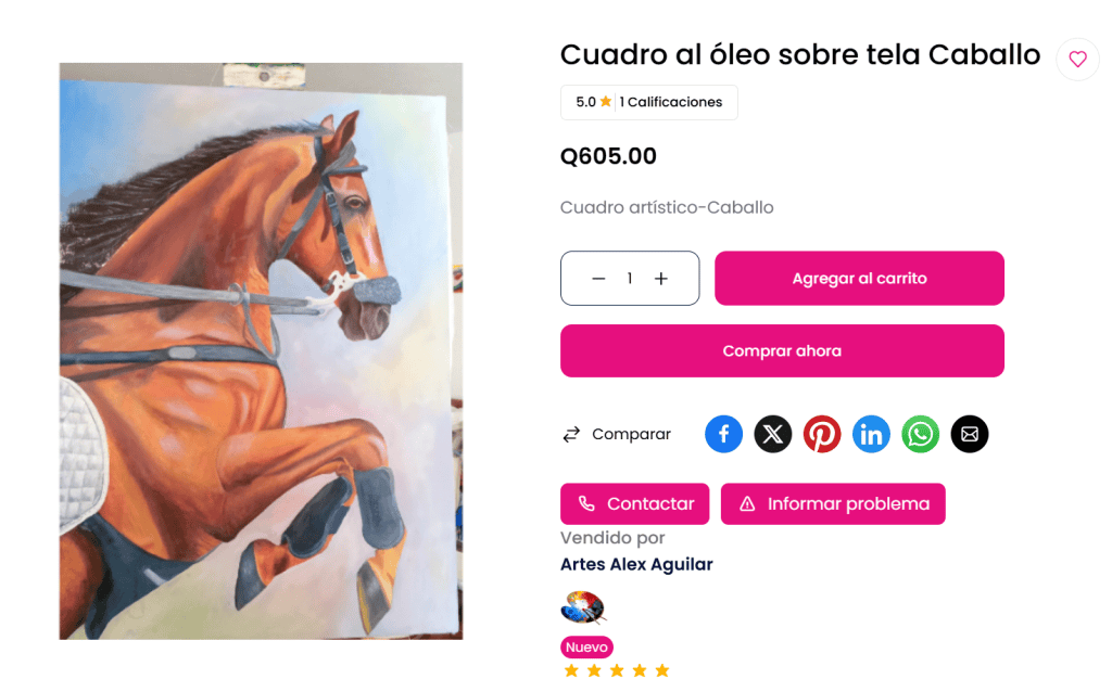 Alex Aguilar se ha centrado en mostrar sus diseños y creatividad. (Foto: Captura de pantalla)