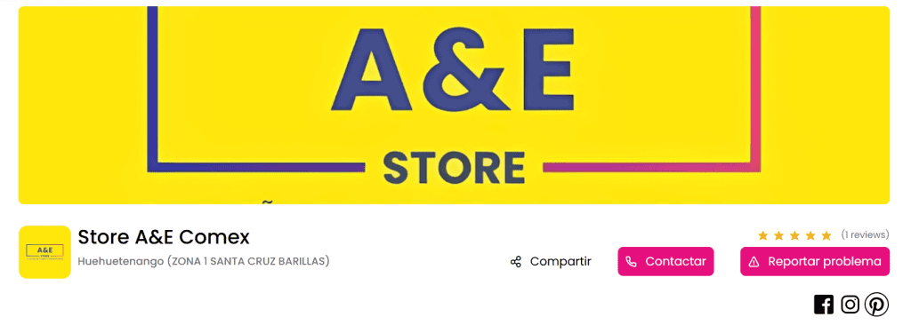 A&E Store Comex en Huehuetenango, tienda de abarrotes y productos básicos en Santa Cruz Barillas. – SoyMigrante.com REVISTA