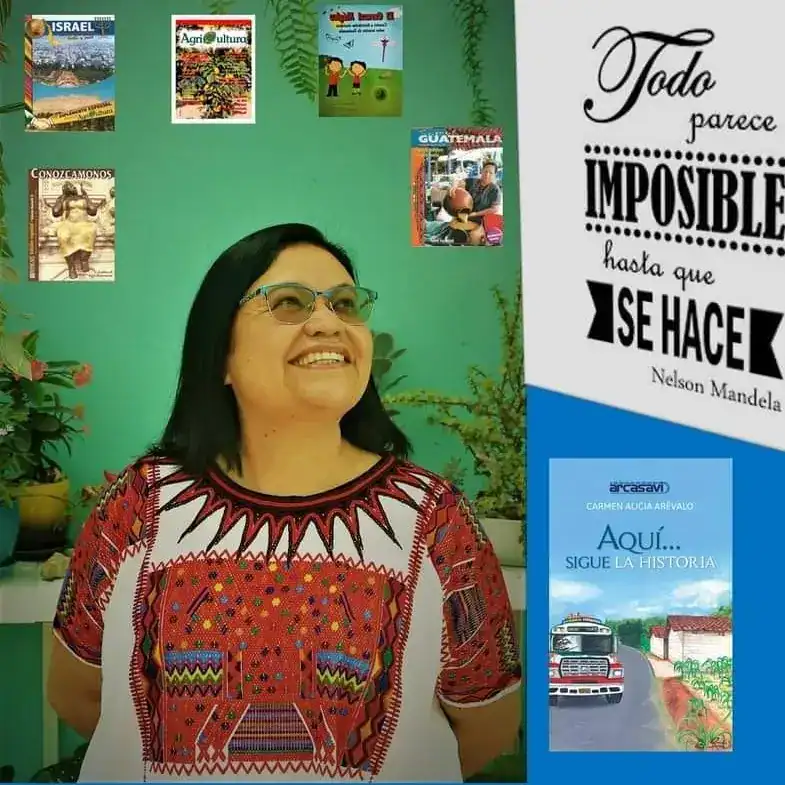 Los libros de Carmen Alicia tienen alma de pueblo guatemalteco y están en MERCADO