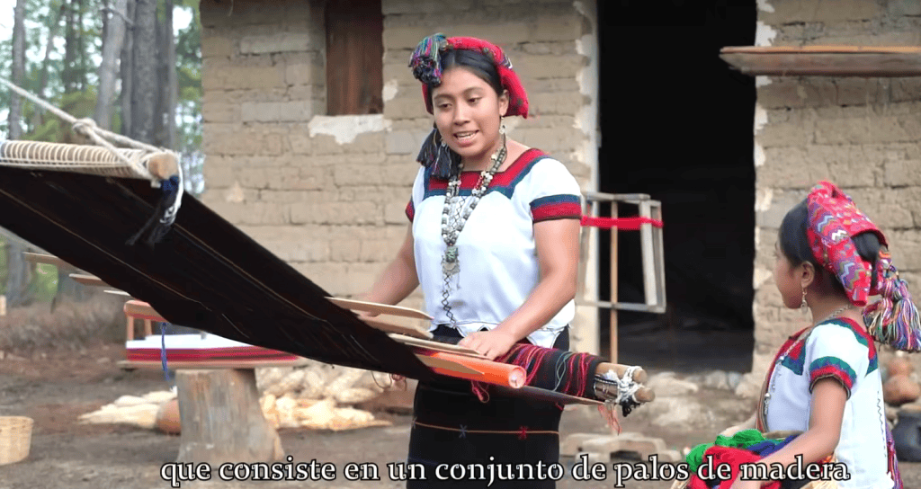Palos de madera tradicionales, cultura indígena, artesanía mexicana, ceremonia ancestral, comunidad indígena, interpretación cultural, vestimenta típica, mujer indígena, tradiciones mexicanas, celebración cultural, tradiciones mexicanas, cultura pueblo originario. – SoyMigrante.com REVISTA
