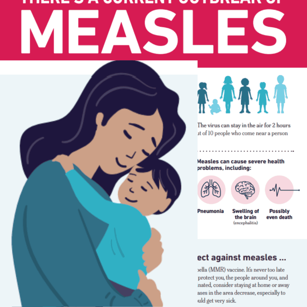 Vacuna contrasarampión, salud infantil, protección contra enfermedades, información para familias, prevención de salud en niños.