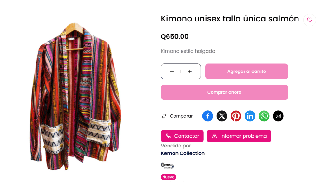 Colorido kimono unisex de estilo mexicano hecho de tela holgada, con estampados tradicionales y moderno diseño, perfecto para moda y cultura indígena. – SoyMigrante.com REVISTA