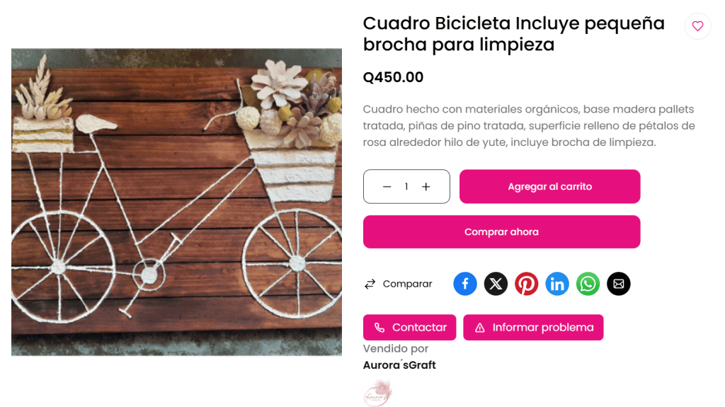 Bicicleta decorativa de hierro con flores y detalles artesanales para decoración del hogar. – SoyMigrante.com REVISTA