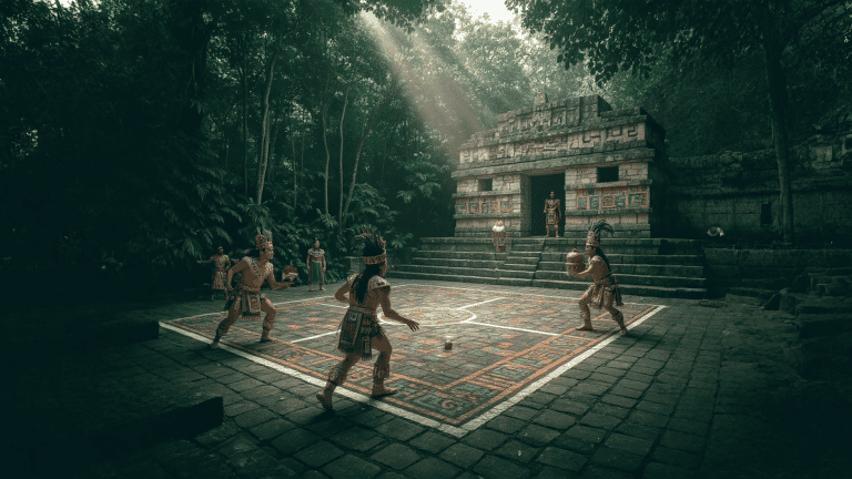 Personajes del Popol Vuh: Gemelos héroes Hunahpú e Ixbalanqué