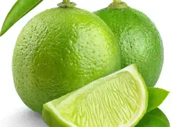 El limón: el pequeño cítrico con grandes superpoderes para el cuerpo – SoyMigrante.com REVISTA Refresco de lima con dos limones enteros y una rodaja, en fondo blanco. – SoyMigrante.com REVISTA