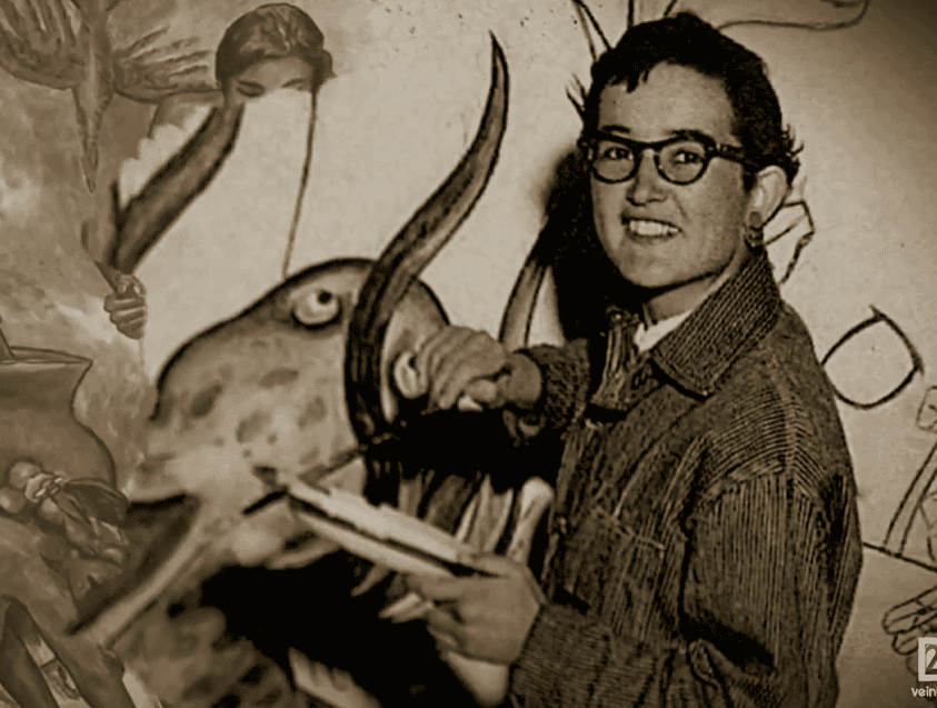 A partir de la beca en 1947, Rina Lazo vivió buena parte de su vida en México, junto a su esposo el muralista Arturo García Bustos. Sin embargo, el recuerdo de Guatemala y su multiculturalidad siempre impregnó cada creación. – SoyMigrante.com REVISTA