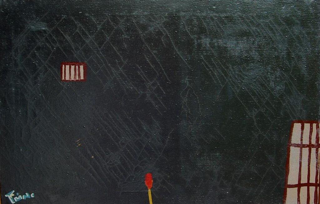 Francisco Tún pintaba sobre tablas, cartones y después en lienzos, pero su temática continuó inmutable: reflejar grandes espacios en los cuales el ser humano aparece de manera muy pequeña. – SoyMigrante.com REVISTA