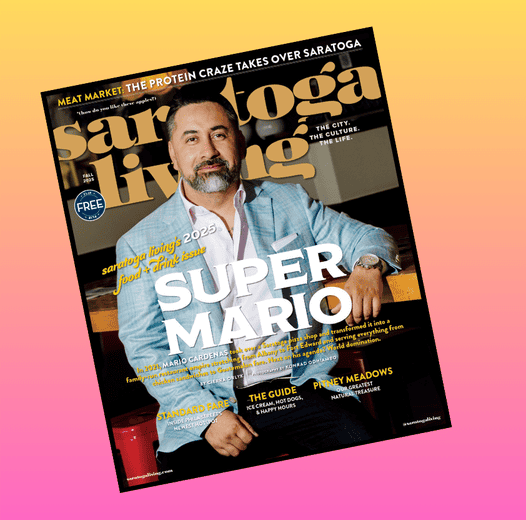 Portada de la revista en la cual Mario Cárdenas relata su historia, su origen guatemalteco y cuya West Avenue Pizzería, en Saratoga, Nueva York está en boca de todos.