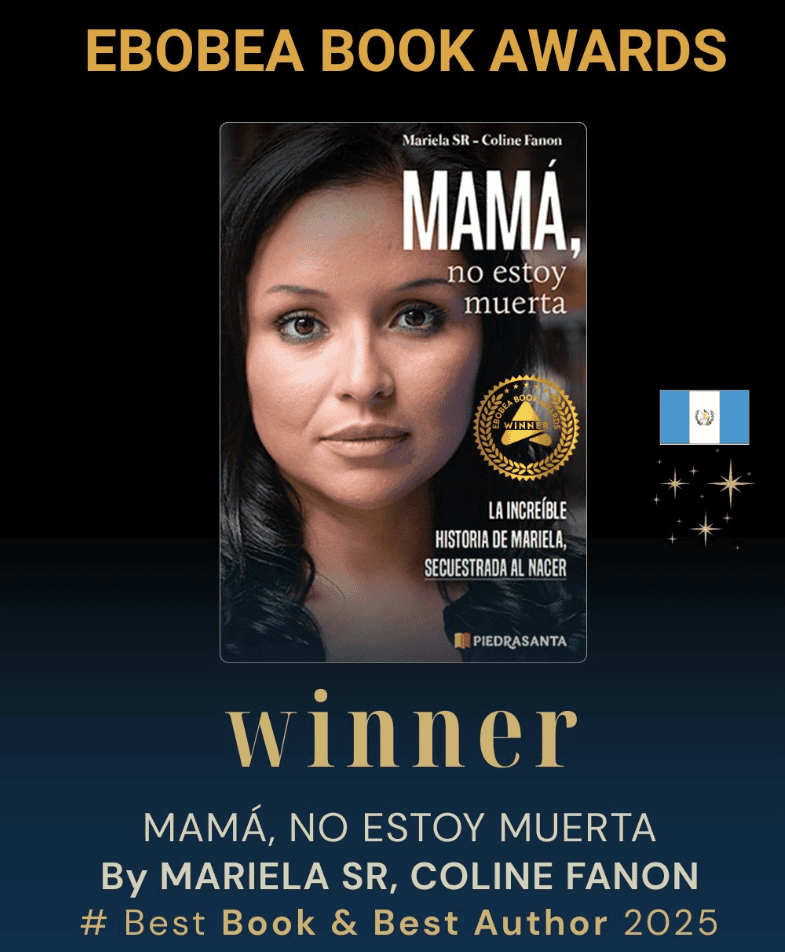 Mariela SR Coline Fanon desea que su testimonio ayude a motivar a más niños robados y adoptados a encontrar sus raíces para tambien hallar así su identidad, tal como le ocurrió a ella. Post que oficializó el premio Ebobea Book Award 2025 a Mejor Libro – SoyMigrante.com REVISTA
