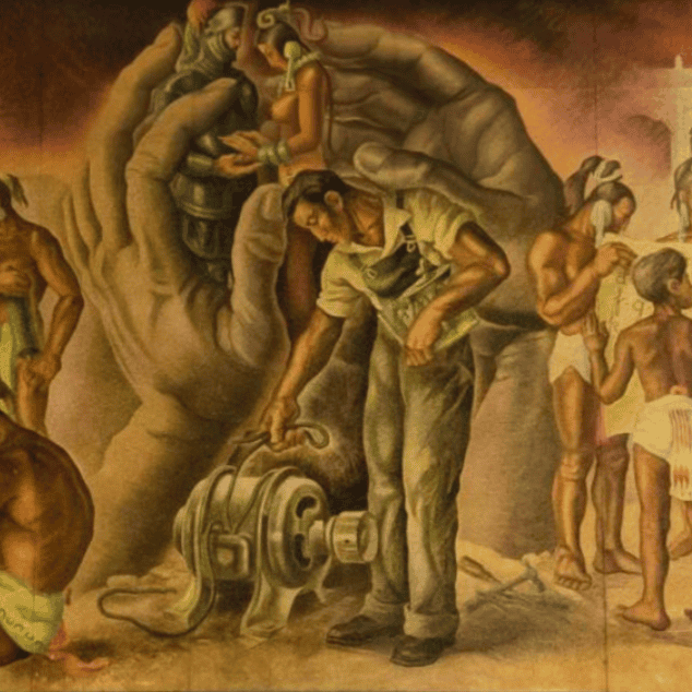 Mira arte guatemalteco: murales de Alfredo Gálvez Suárez siguen deslumbrando