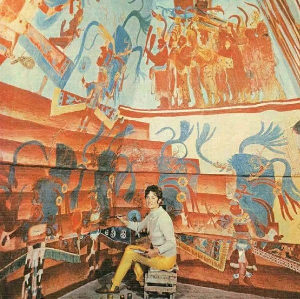 Entre 1964 y 1967 Rina Lazo pintó réplicas de los murales del sitio maya Bonampak en el Museo Nacional de Antropología de México, una obra que hasta la fecha sigue deslumbrando. – SoyMigrante.com REVISTA