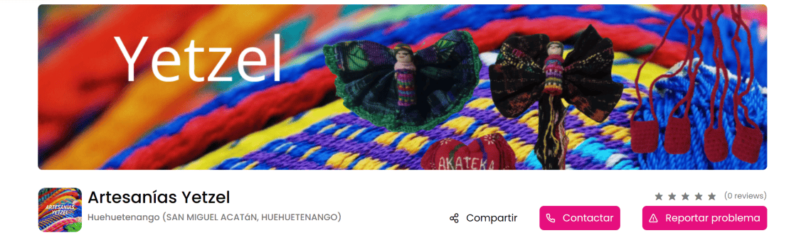 A través de su tienda digital Yetzel en SoyMigrante.com MERCADO, Catarina José Andrés vende sus artesanías para salir adelante.