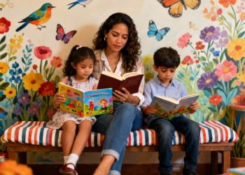 El ejemplo de los padres leyendo libros es una poderosa motivación para que niños y jóvenes dediquen tiempo a esta modalidad de aprendizaje, que requiere de concentración y hábito. – SoyMigrante.com REVISTA