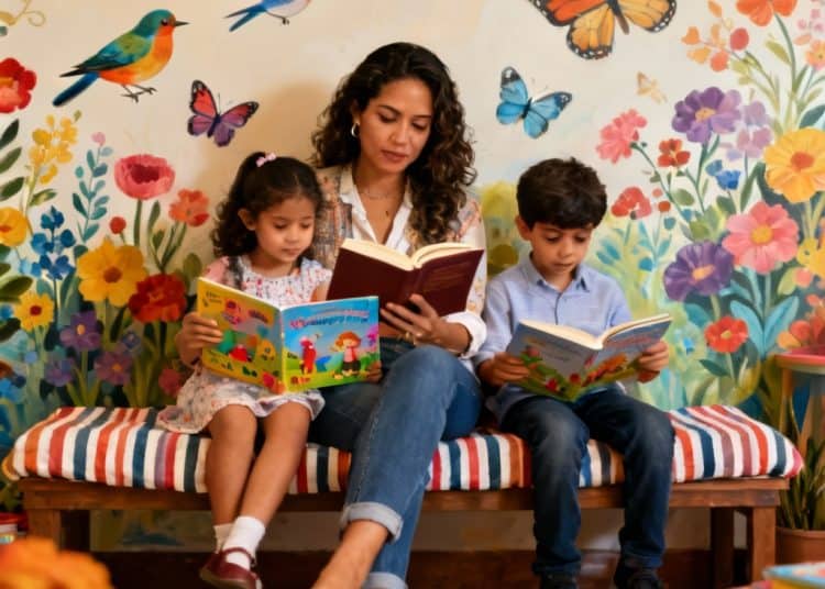 El ejemplo de los padres leyendo libros es una poderosa motivación para que niños y jóvenes dediquen tiempo a esta modalidad de aprendizaje, que requiere de concentración y hábito.