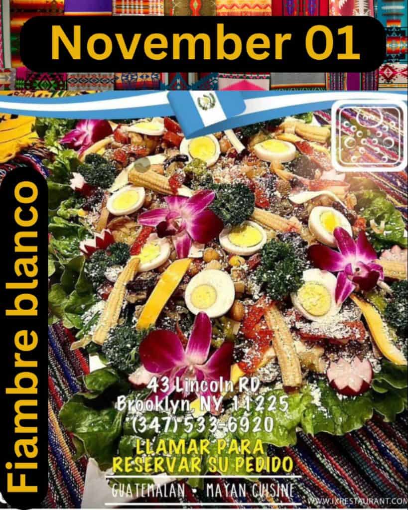 Desde ya se pueden reservar porciones de fiambre guatemalteco en el restaurante Ix de New York. – SoyMigrante.com REVISTA