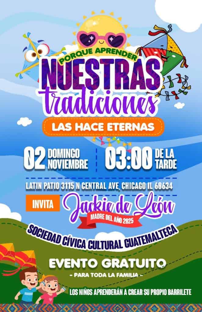 Este 1 de noviembre, en el restaurante Latin Patio, de Chicago, Jacke de León invita como Madre del Año 2025 a una actividad cultural para reafirmar las raíces guatemaltecas. – SoyMigrante.com REVISTA