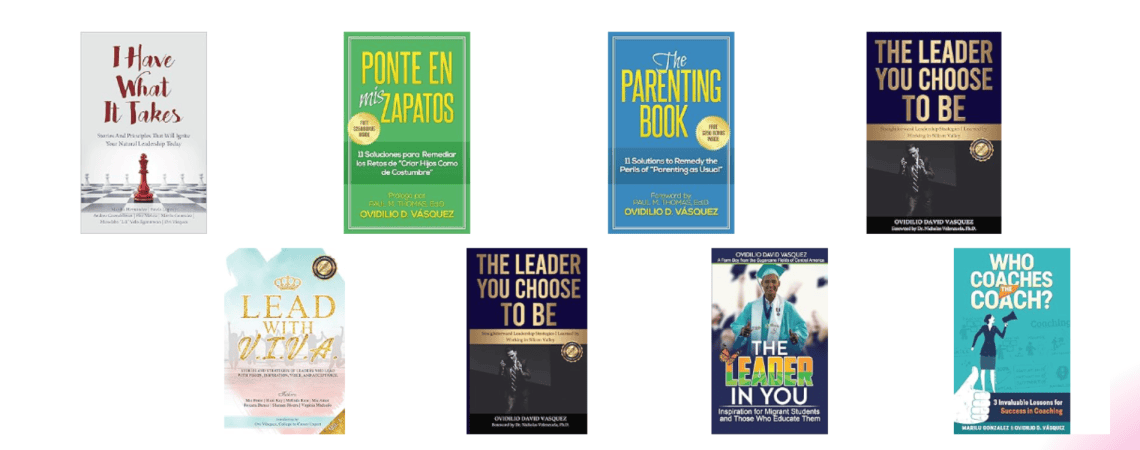 Los libros de Ovi Vásquez se encuentran disponibles en Amazon, en versiones en inglés y español. Algunos tienen un enfoque más empresarial y otros más educativo y familiar, pero todos centrados en valores de innovación y mejora personal. – SoyMigrante.com REVISTA