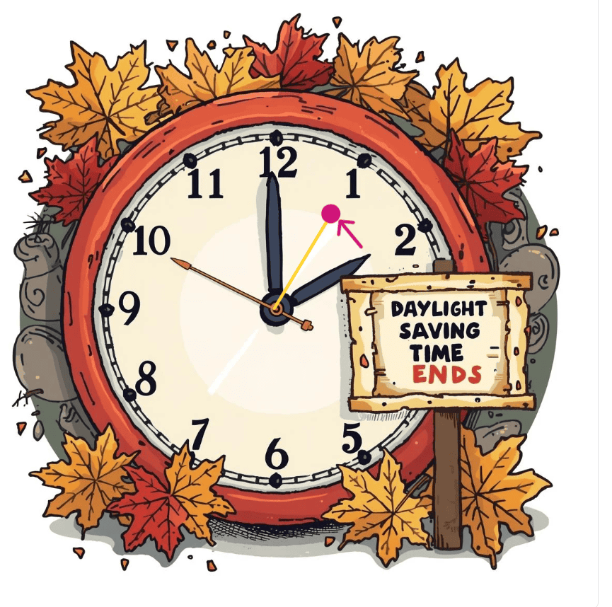 Por lo pronto, a partir del 2 de noviembre en Estados Unidos, todos a retroceder una hora los relojes, para volver al horario estándar o normal, tras finalizar el período de horario de verano. – SoyMigrante.com REVISTA