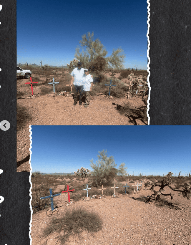 En julio de 2025, la escritora y activista salvadoreña Dora Rodríguez visitó el sitio donde casi muere, en el desierto de Arizona. Pero lo hizo para honrar la memoria de quienes no lograron llegar a su destino y para mostrar el poder de la voluntad. – SoyMigrante.com REVISTA