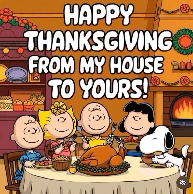 Hasta Snoopy, Charlie Brown y amigos festejan con pavo en el Día de Acción de Gracias... Pero el Pavo como símbolo de unión y espiritualidad es muy anterior al origen de esta celebración – SoyMigrante.com REVISTA