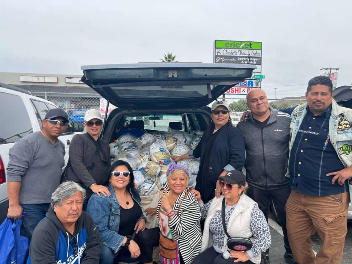 La motivación de este voluntariado y donación de la Red Migrante Guatemalteca es mostrar agradecimiento por la oportunidad que se tiene de estar en Estados Unidos y compartir el fruto de su trabajo con familias que se encuentran varadas en la frontera México-Estados Unidos. (Foto Red Migrante Guatemalteca)