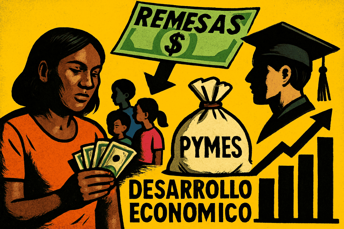 remesas migrantes ilustración ia envato – SoyMigrante.com REVISTA