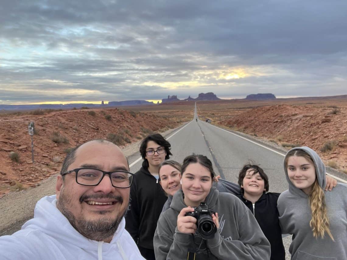 Junto con su esposa e hijos, Wilmar Mejía aprovecha los tiempos de vacaciones escolares para recorrer la Unión Americana. "No hay otra forma de conocer un país que encontrarse con su gente y valorar su cultura", dice (Foto álbum familiar Wilmar Mejía)