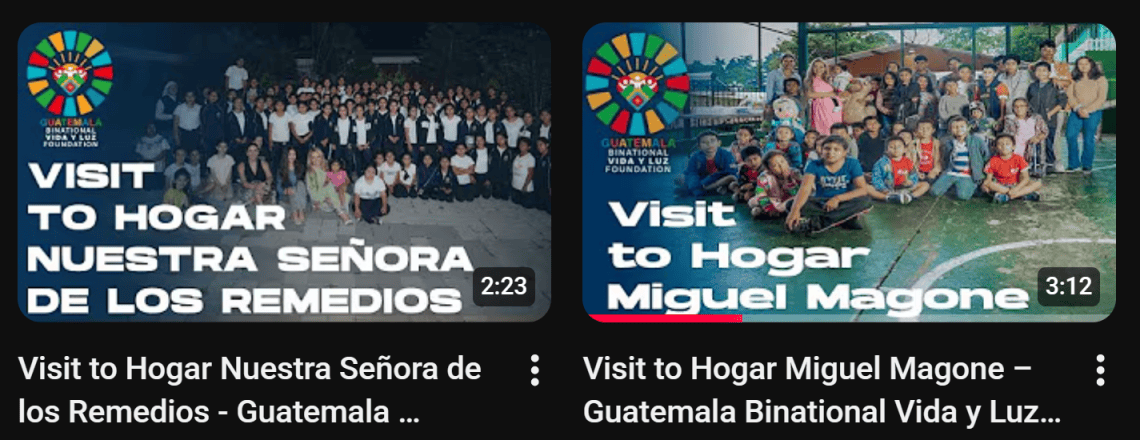 La fundación Vida y Luz, creada en Dallas Texas en septiembre 2025 para apoyar a hogares de niños y refugios de ancianos en el país ya ha efectuado varias actividades y donativos. Para ir a su página de videos en youtube, clic en la fotografía. – SoyMigrante.com REVISTA