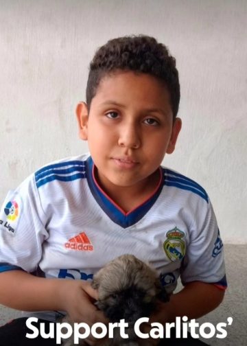 Carlitos, niño que padece de enfermedad congénita y necesita ayuda para su tratamiento – SoyMigrante.com REVISTA